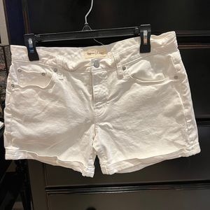 Gap white shorts denim size 28 5inch